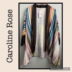 Caroline Rose Open Front Topper Size 2X